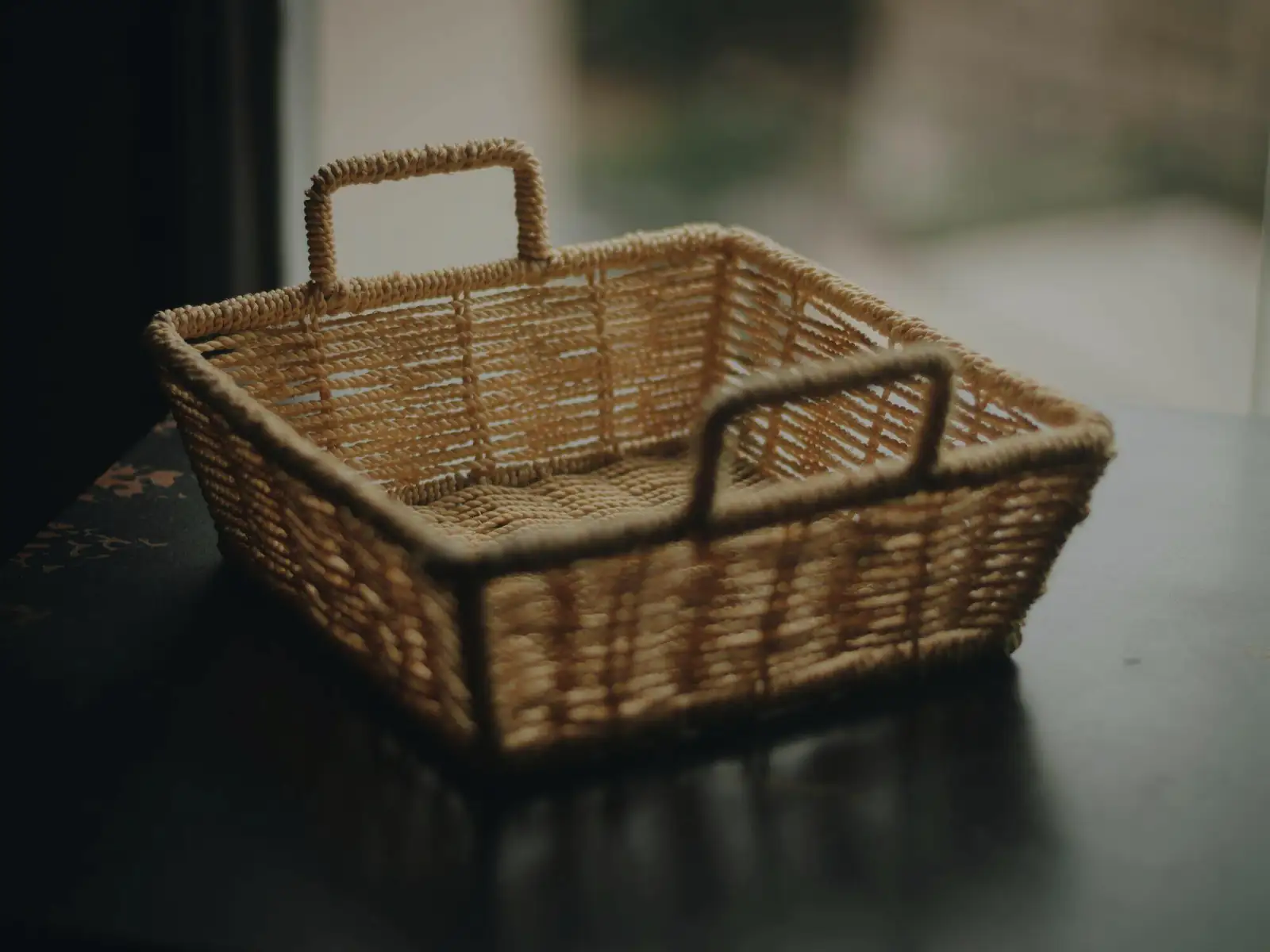 A woven basket